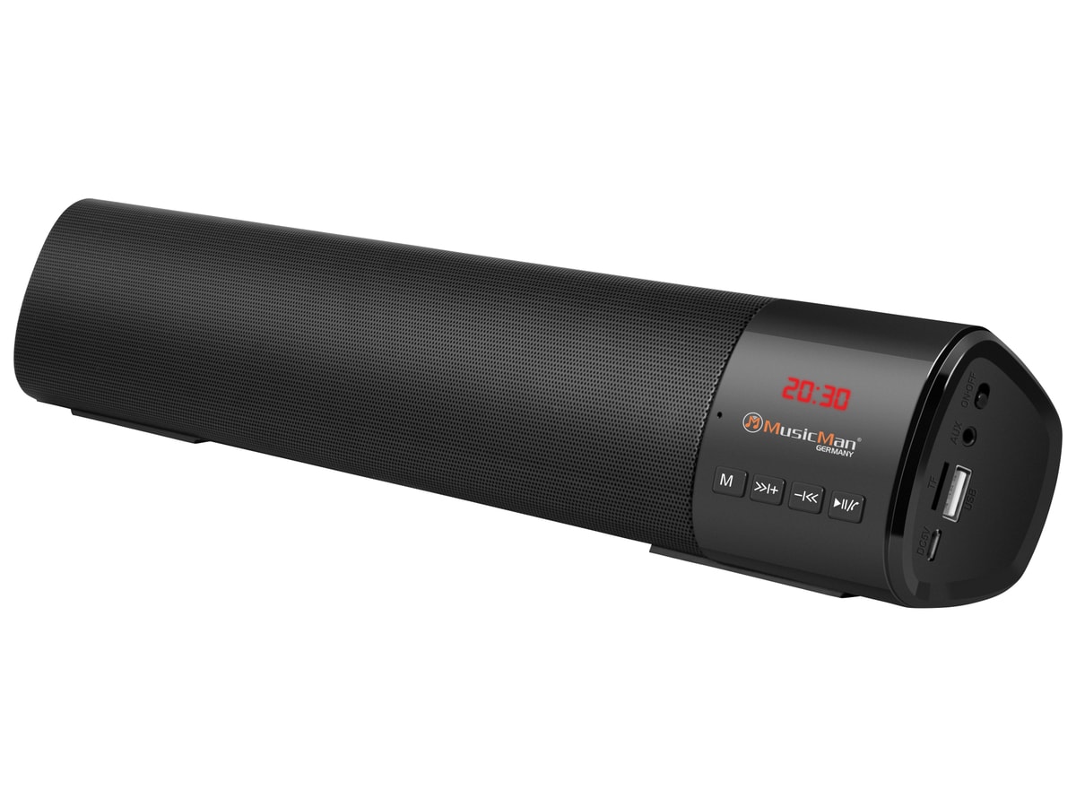 MUSICMAN Mini-Soundbar BT-X54, schwarz MUSICMAN Mini-Soundbar BT-X54, schwarz von Musicman