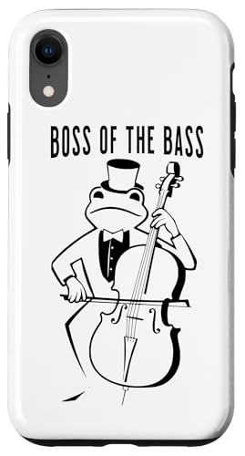 Boss of the Bass Frosch Orchester Kontrabassist Kontrabass Hülle für iPhone XR Boss of the Bass Frosch Orchester Kontrabassist Kontrabass Hülle für iPhone XR von Musikalische Tiere für Orchester Musiker