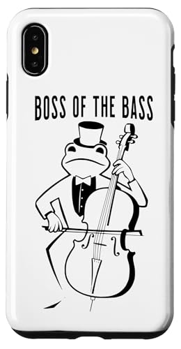 Boss of the Bass Frosch Orchester Kontrabassist Kontrabass Hülle für iPhone XS Max Boss of the Bass Frosch Orchester Kontrabassist Kontrabass Hülle für iPhone XS Max von Musikalische Tiere für Orchester Musiker