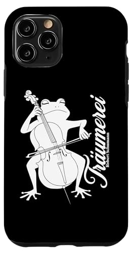 Cello Frosch spielt Träumerei von Robert Schumann Cellist Hülle für iPhone 11 Pro Cello Frosch spielt Träumerei von Robert Schumann Cellist Hülle für iPhone 11 Pro von Musikalische Tiere für Orchester Musiker