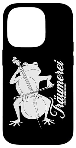 Cello Frosch spielt Träumerei von Robert Schumann Cellist Hülle für iPhone 14 Pro Cello Frosch spielt Träumerei von Robert Schumann Cellist Hülle für iPhone 14 Pro von Musikalische Tiere für Orchester Musiker