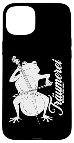 Cello Frosch spielt Träumerei von Robert Schumann Cellist Hülle für iPhone 15 Plus Cello Frosch spielt Träumerei von Robert Schumann Cellist Hülle für iPhone 15 Plus von Musikalische Tiere für Orchester Musiker