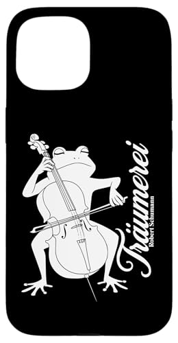 Cello Frosch spielt Träumerei von Robert Schumann Cellist Hülle für iPhone 15 Cello Frosch spielt Träumerei von Robert Schumann Cellist Hülle für iPhone 15 von Musikalische Tiere für Orchester Musiker
