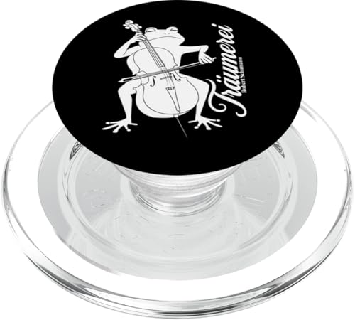 Cello Frosch spielt Träumerei von Robert Schumann Cellist PopSockets PopGrip für MagSafe Cello Frosch spielt Träumerei von Robert Schumann Cellist PopSockets PopGrip für MagSafe von Musikalische Tiere für Orchester Musiker