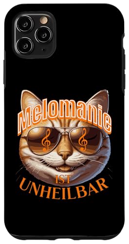 Melomanie ist unheilbar musiksüchtige Katze Musik Freaks Hülle für iPhone 11 Pro Max Melomanie ist unheilbar musiksüchtige Katze Musik Freaks Hülle für iPhone 11 Pro Max von Musikalische Tiere für Orchester Musiker