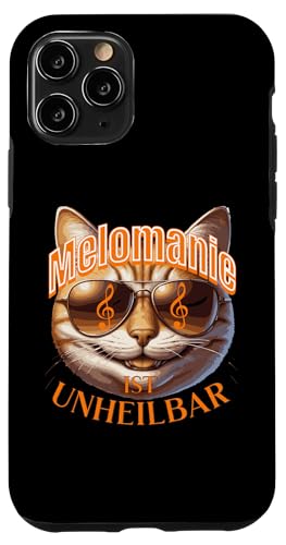 Melomanie ist unheilbar musiksüchtige Katze Musik Freaks Hülle für iPhone 11 Pro Melomanie ist unheilbar musiksüchtige Katze Musik Freaks Hülle für iPhone 11 Pro von Musikalische Tiere für Orchester Musiker