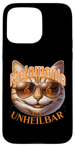 Melomanie ist unheilbar musiksüchtige Katze Musik Freaks Hülle für iPhone 15 Pro Max Melomanie ist unheilbar musiksüchtige Katze Musik Freaks Hülle für iPhone 15 Pro Max von Musikalische Tiere für Orchester Musiker