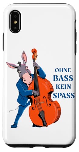 Ohne Bass Kein Spaß Kontrabass Esel Rockabilly Kontrabassist Hülle für iPhone XS Max Ohne Bass Kein Spaß Kontrabass Esel Rockabilly Kontrabassist Hülle für iPhone XS Max von Musikalische Tiere für Orchester Musiker