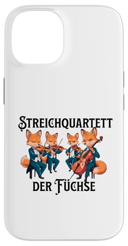 Streichquartett der Füchse Streichorchester Violine Cello Hülle für iPhone 14 Streichquartett der Füchse Streichorchester Violine Cello Hülle für iPhone 14 von Musikalische Tiere für Orchester Musiker