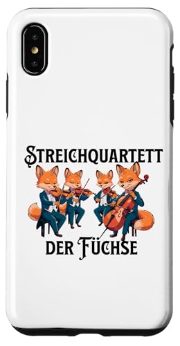 Streichquartett der Füchse Streichorchester Violine Cello Hülle für iPhone XS Max Streichquartett der Füchse Streichorchester Violine Cello Hülle für iPhone XS Max von Musikalische Tiere für Orchester Musiker