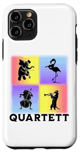 Tierisches Musiker Quartett Orchester Musikalische Tiere Hülle für iPhone 11 Pro Tierisches Musiker Quartett Orchester Musikalische Tiere Hülle für iPhone 11 Pro von Musikalische Tiere für Orchester Musiker