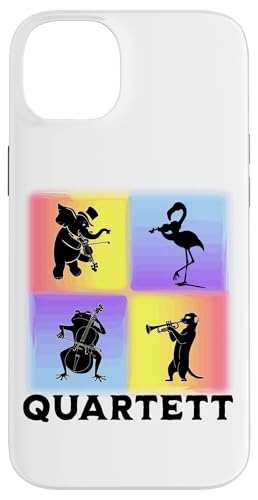 Tierisches Musiker Quartett Orchester Musikalische Tiere Hülle für iPhone 14 Plus Tierisches Musiker Quartett Orchester Musikalische Tiere Hülle für iPhone 14 Plus von Musikalische Tiere für Orchester Musiker