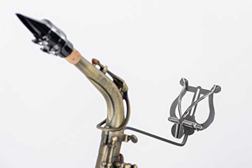 Lyra G581 für Saxophon, Marschgabel, Marschbuchhalter, Notenhalter aus Edelstahl von Musikatelier