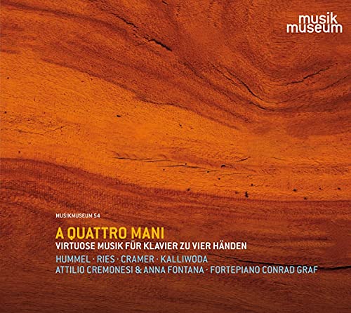 A Quattro Mani - Virtuose Musik für Klavier zu vier Händen von Musikmuseum (Note 1 Musikvertrieb)