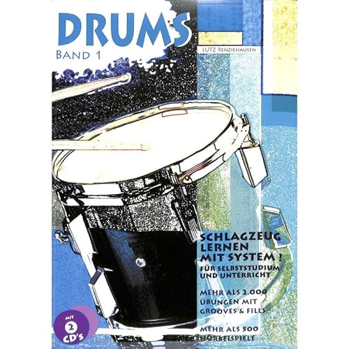 Musikverlage Hans Gerig KG Drums 1 - arrangiert für Schlagzeug - mit 2 CD´s [Noten/Sheetmusic] Komponist: RENZIEHAUSEN Lutz von Musikverlage Hans Gerig KG