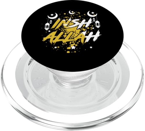 Allah T-Shirt Islamisches Design Insh Allah PopSockets PopGrip für MagSafe Allah T-Shirt Islamisches Design Insh Allah PopSockets PopGrip für MagSafe von Muslimisches Shirt für Ramadan Eid Gebet Islam