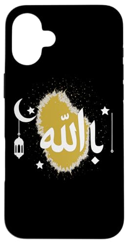 Allah T-Shirt Islamisches Design mit arabischer Kalligrafi Hülle für iPhone 16 Plus Allah T-Shirt Islamisches Design mit arabischer Kalligrafi Hülle für iPhone 16 Plus von Muslimisches Shirt für Ramadan Eid Gebet Islam