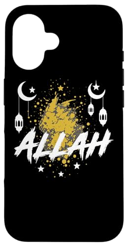 Allah T-Shirt Islamisches Design mit arabischer Kalligrafi Hülle für iPhone 16 Allah T-Shirt Islamisches Design mit arabischer Kalligrafi Hülle für iPhone 16 von Muslimisches Shirt für Ramadan Eid Gebet Islam
