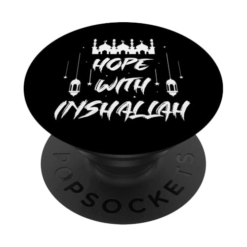 Allah T-Shirt Islamisches Design mit arabischer Kalligrafi PopSockets Klebender PopGrip Allah T-Shirt Islamisches Design mit arabischer Kalligrafi PopSockets Klebender PopGrip von Muslimisches Shirt für Ramadan Eid Gebet Islam