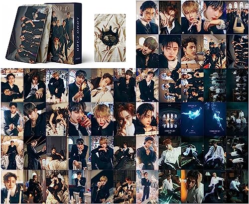 55 Stück Kpop ENHYPEN Photokarte Dark Blood Enhypen Lomo Karten Enhypen neues Album Mini Lomo Karten Enhypen Poster Karten für Fans (DB) von Musolaree