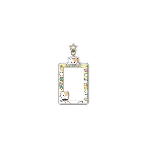 Enhypen Fotokarten Ringhalter Halterung Photocard Badge Wasserdicht Kawaii Fotohalter Fotokarten Idole Schutz Cartoon Bankkarten Card Schlüsselanhänger für Kinder DIY (JUNGWON) von Musolera