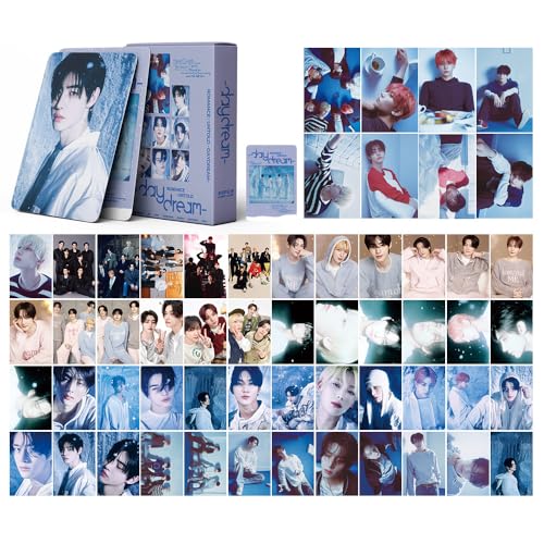 Musolera 55 Stück ENHYPEN Fotokarten Romance: UNTOLD DayDream ENHYPEN Neues Album Karten Merch Cards Photocards Set Geschenk für Fans (DayDream) von Musolera