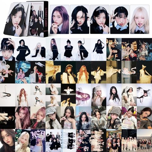 Musolera 55 Stück IVE EMPATHY Photocards Rebel Heart Ive Attitude Album Karten Set Mini Photocards Poster DIY Set für Mädchen (the-2) von Musolera