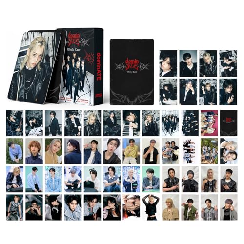 Musolera 55 Stück Stray-K Photocards SKZ ATE 2024 World Tour New Album Karte Stray-K Mini Foto Karten Mini Poster für Fans SKZ (ATE-7) von Musolera