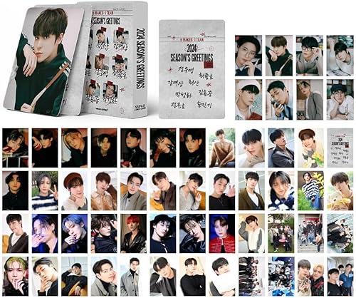 Musolera ATEEZ Fotokarten 2024 Season'S Greetings Neues Album ATEEZ Photocards Postkarten Poster für Fans Geschenk (2024) von Musolera