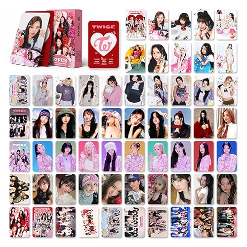 Musolera Twice Photocards Strategy Album, 60 Karten, 32 Aufkleber, Mini-Poster, Postkarten, DIY, Tagebuch, Deko, für Fans, 92 Stück von Musolera