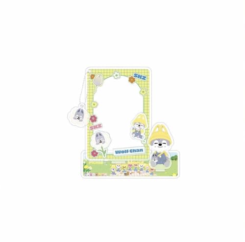 Skzoo Fotokarten zum Aufhängen, Stray Kids, Karten, Einlage, Rahmen, Halterung für Photocard, Badge, wasserdicht, Kawaii, Fotohalter, Kartenhalter, Schutz, Tier, Cartoon, niedlich, Banken für Fans (E) von Musolera