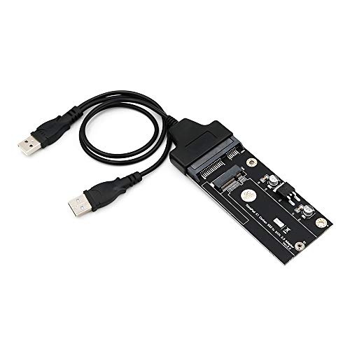 20 + 6 Pin SSD auf SATA 2.5 oder USB Adapter mit USB 2.0 Kabel für Thinkpad Lenovo X1 Carbon von Mustpoint