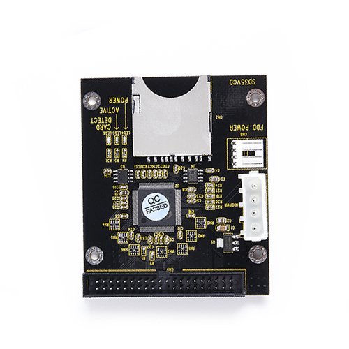 SD SDHC MMC auf 3,5 Zoll 40-poliger IDE Adapter Karte Big PCB SD-3,5 IDE von Mustpoint