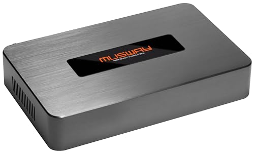 MUSWAY D8v4 - Digitaler 8-Kanal Car-Audio Verstärker mit 10-Kanal DSP von Musway
