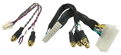 MUSWAY MPK-RCA6-PP | RCA/Cinch-Eingänge mit ISO-Stecker (nur für M4+/M6v2) von Musway