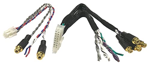 MUSWAY MPK-RCA6 RCA 6CH Adapterkabel RCA/Cinch-Eingänge für M4+/M6V2 von Musway