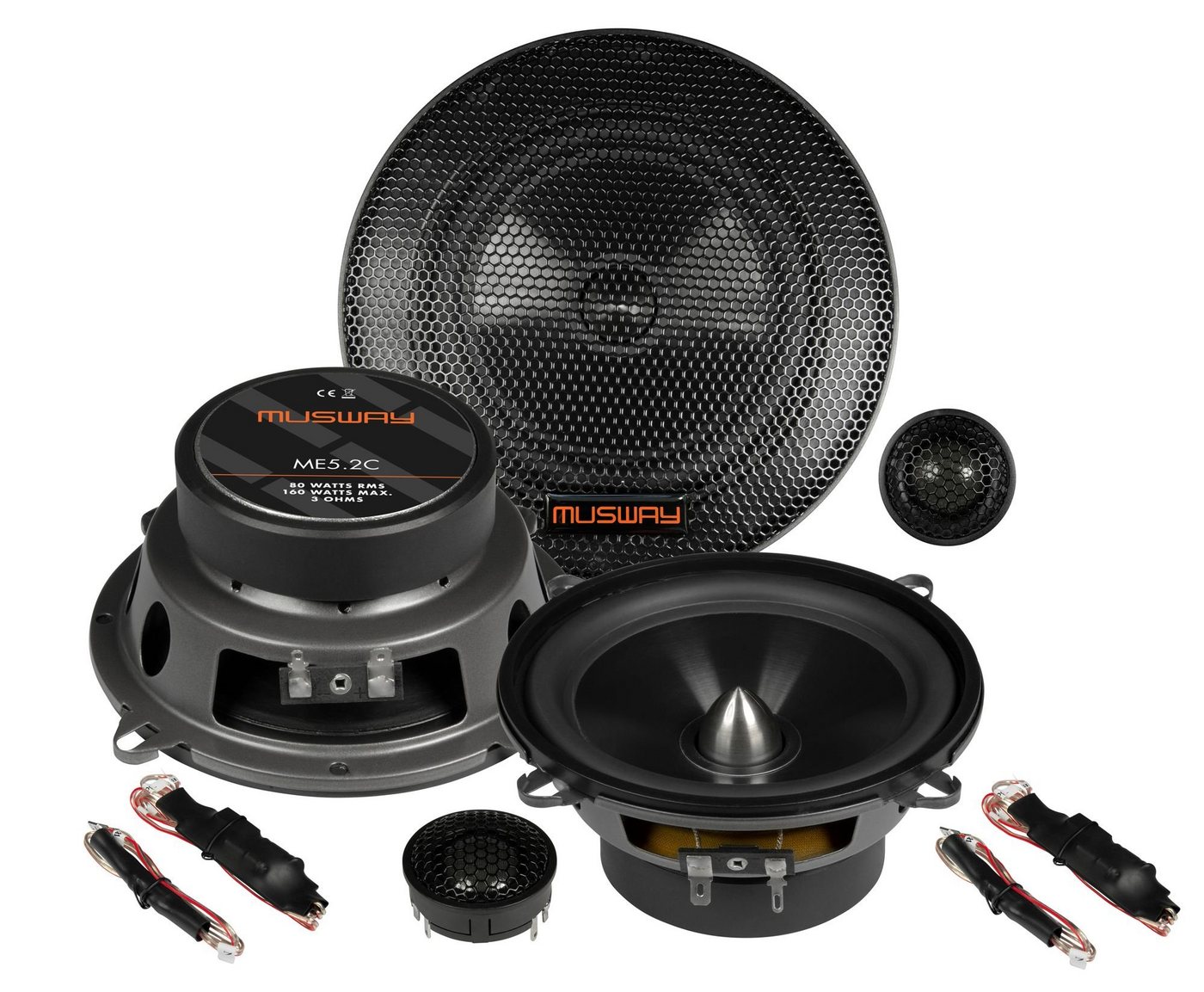 Musway ME5.2C 13cm Lautsprecher System Auto-Lautsprecher (Musway ME5.2C - 13cm Lautsprecher System) von Musway