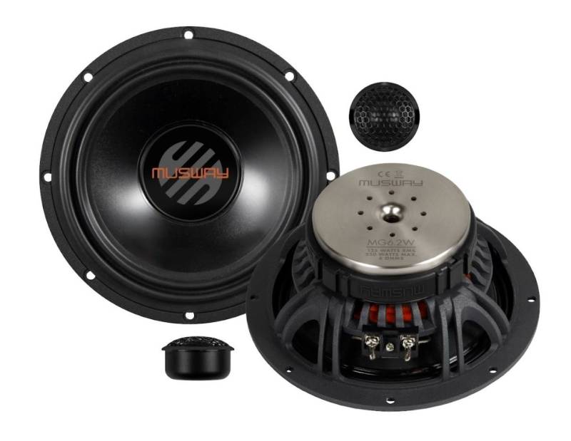 Musway MG6.2A aktives 2 Wege Kompo System Auto-Lautsprecher von Musway