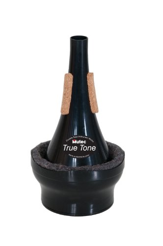 Mutec MHT149 Truetone by Cup Dämpfer für Trompete, Kunststoff, Schwarz von Mutec