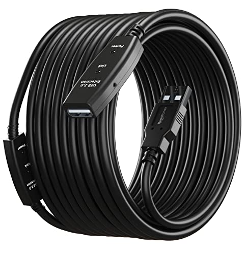 MutecPower 20m USB 2.0 Aktiv kabel männlich zu weiblich - Kabel mit Verlängerung Chipsatz - Repeater-/Verlängerungskabel - 20 meter MutecPower 20m USB 2.0 Aktiv kabel männlich zu weiblich - Kabel mit Verlängerung Chipsatz - Repeater-/Verlängerungskabel - 20 meter von MutecPower