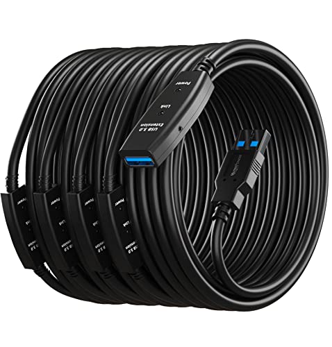 MutecPower 30m USB 3.0 Aktiv Kabel männlich zu weiblich - Kabel mit 4 Verlängerung Chipsatz - Repeater-/Verlängerungskabel - 30 Meter MutecPower 30m USB 3.0 Aktiv Kabel männlich zu weiblich - Kabel mit 4 Verlängerung Chipsatz - Repeater-/Verlängerungskabel - 30 Meter von MutecPower