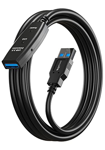 MutecPower 5m USB 3.0 Aktiv kabel männlich zu weiblich - Kabel mit Verlängerung Chipsatz - Repeater-/Verlängerungskabel - 5 meter von MutecPower