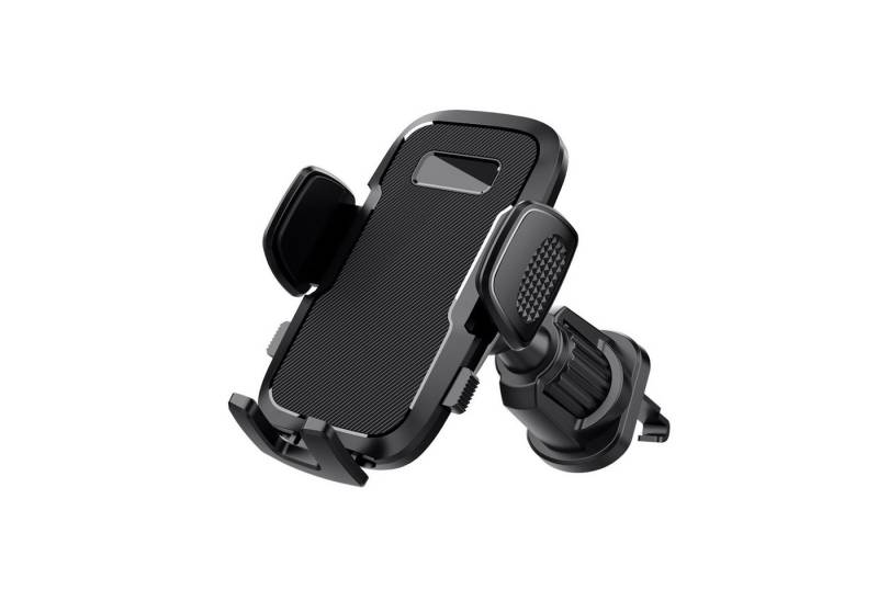 Mutig Handyhalterung Auto,Handy Autohalterung,Universal Handyhalterung Headset-Halterung, (bis 7 Zoll, 360° Drehbar Handyhalter für Autos mit EIN-Knopf-Release, Amaturenbrett & Glasscheibe KFZ Autohalterung, für iPhone 16/15/14/13/12 Pro Max Plus, Samsung 4-7 Zoll Smartphone) von Mutig