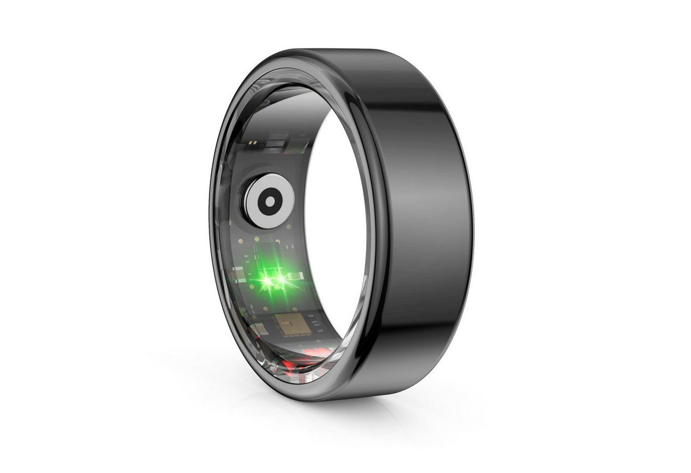 HOUROC Smart Ring Smartring für Herren und Damen Smartwatch (10#Innendurchmesser 19,8 mm Umfang 6.21 cm) Smartring zur Überwachung Schlaf und Herzfrequenz,Fitness- und Wellness-Tracker,Schrittzähler-Ring, IP68 wasserdicht, APP für iOS & Android von HOUROC