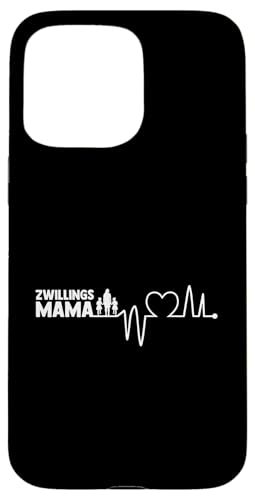 Mama Und Zwillinge Herzschlag Hülle für iPhone 15 Pro Max von Mutter Zwillingsmama Muttertag Zwillinge