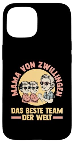 Mama Und Zwillinge Hülle für iPhone 15 von Mutter Zwillingsmama Muttertag Zwillinge
