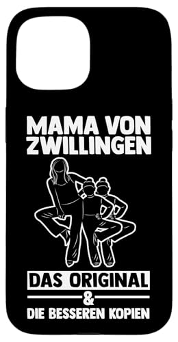 Mama Und Zwillinge Hülle für iPhone 15 von Mutter Zwillingsmama Muttertag Zwillinge