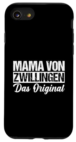 Mama Und Zwillinge Hülle für iPhone SE (2020) / 7 / 8 von Mutter Zwillingsmama Muttertag Zwillinge