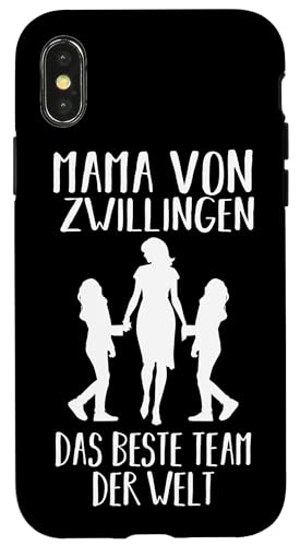 Mama Und Zwillinge Hülle für iPhone X/XS Mama Und Zwillinge Hülle für iPhone X/XS von Mutter Zwillingsmama Muttertag Zwillinge
