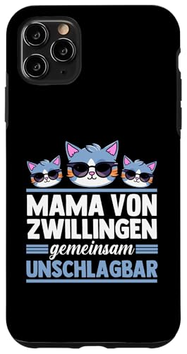 Mama Und Zwillinge Katzen Hülle für iPhone 11 Pro Max Mama Und Zwillinge Katzen Hülle für iPhone 11 Pro Max von Mutter Zwillingsmama Muttertag Zwillinge